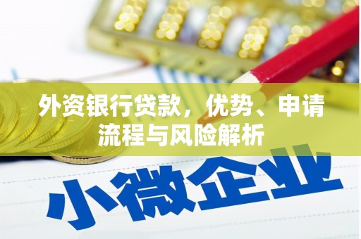 远安外资银行贷款，优势、申请流程与风险解析
