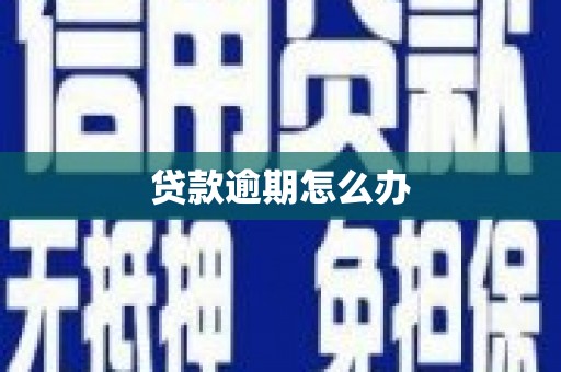 远安贷款逾期怎么办
