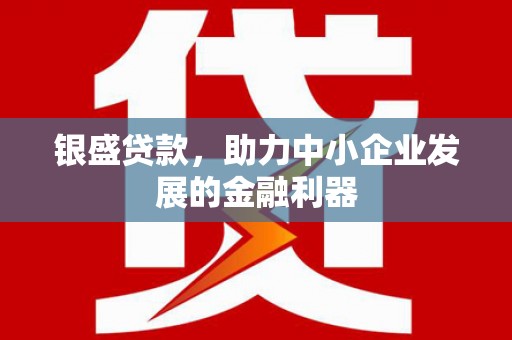 远安银盛贷款，助力中小企业发展的金融利器