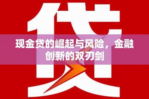 远安现金贷的崛起与风险，金融创新的双刃剑