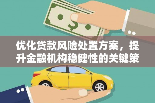 远安优化贷款风险处置方案，提升金融机构稳健性的关键策略