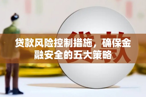 远安贷款风险控制措施，确保金融安全的五大策略