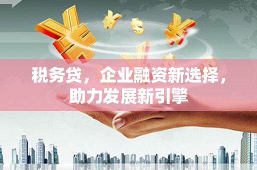 远安税务贷，企业融资新选择，助力发展新引擎