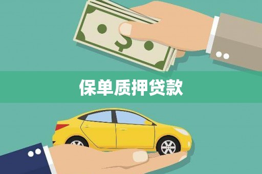 远安保单质押贷款