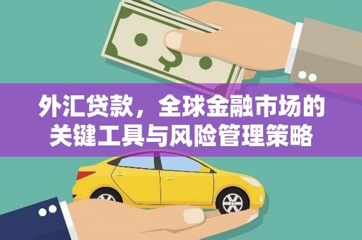 远安外汇贷款，全球金融市场的关键工具与风险管理策略