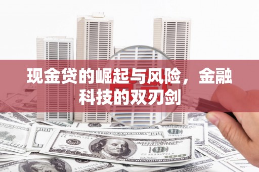 远安现金贷的崛起与风险，金融科技的双刃剑