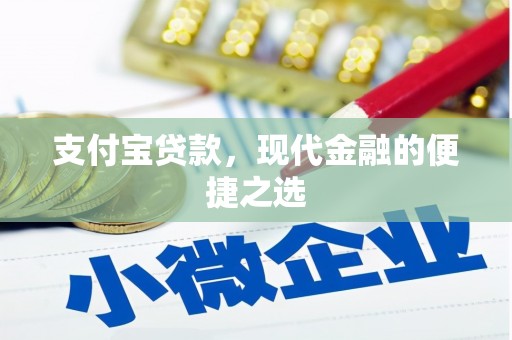 远安支付宝贷款，现代金融的便捷之选