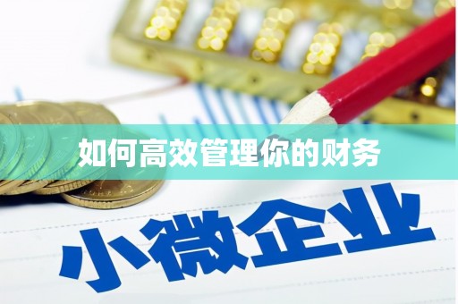 远安如何高效管理你的财务